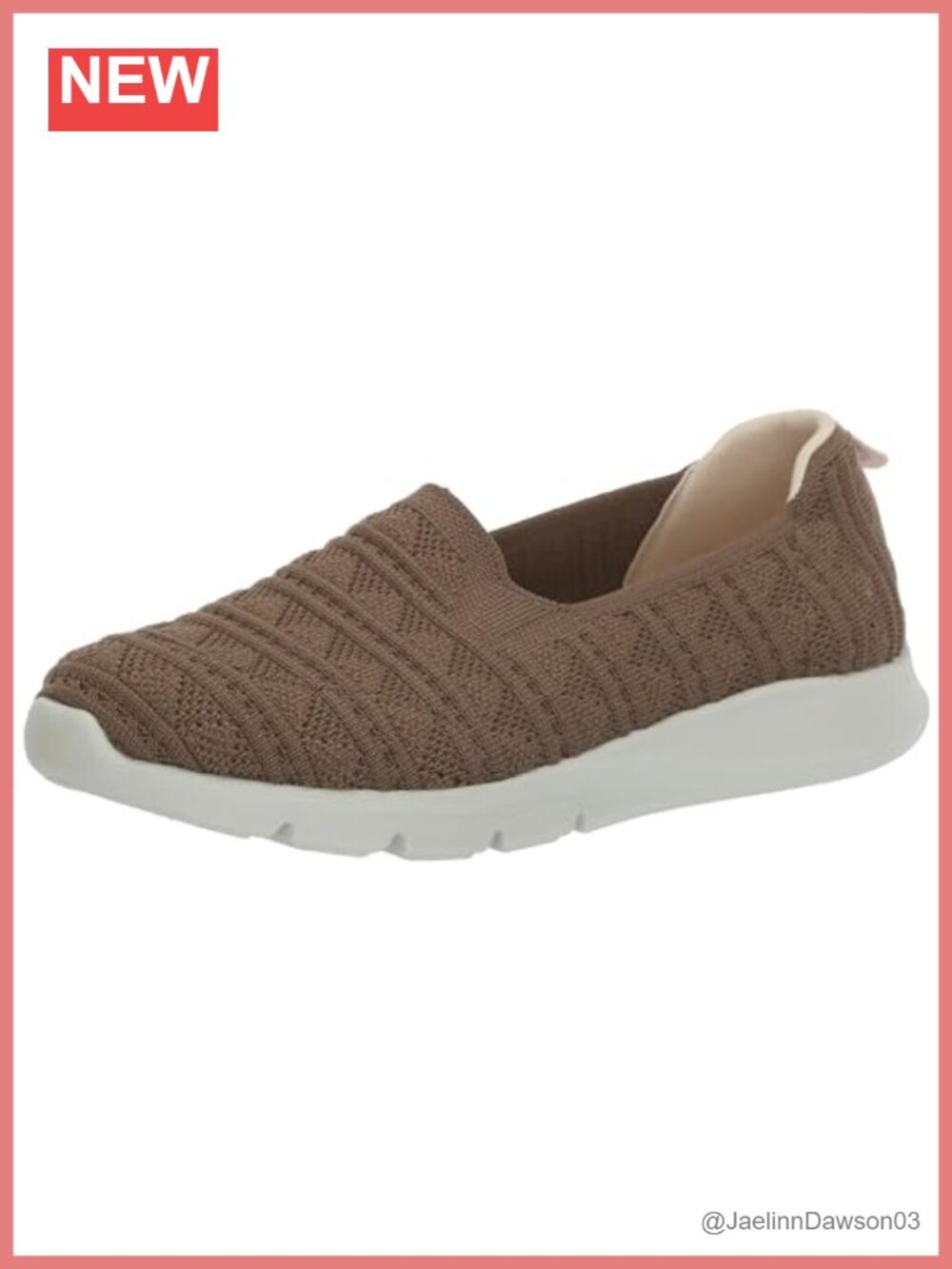 Women's Comfort Stretch Crochette Slip-On Loafers Orthotic Arch Support